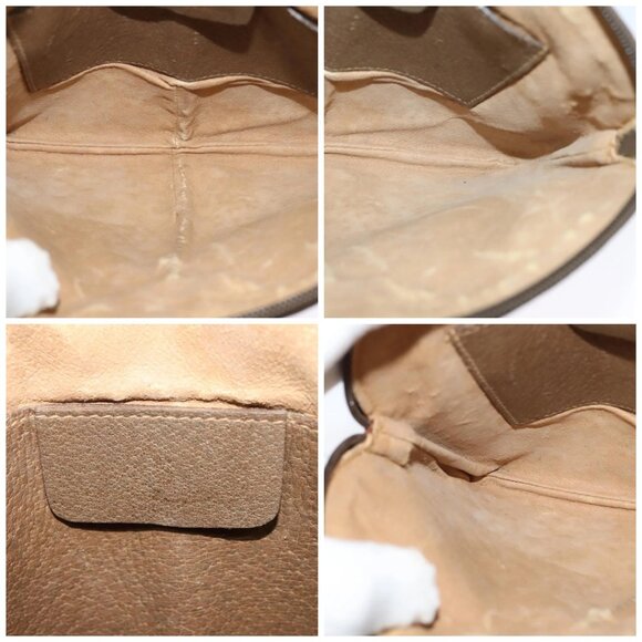 GUCCI GG Supreme Web Sherry Line Bag PVC Beige Gold 904 02 047 Auth ep9738 - Picture 15 of 16